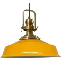 Bamyum Pendelleuchte Bamyum Pendelleuchte I Aslet l Ø41 cm E27 Metall Vintage Lampe, ohne Leuchtmittel