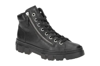Paul Green Damen Stiefeletten 5210-02x Schwarz (Black) Sportliche Mid-Sneaker...
