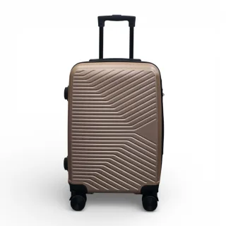 Goldene Hartschalenkabine 48 x 37 x 20 cm Sicherer Gepäckkoffer