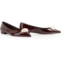 Marc Cain Ballerina Blockabsatz, Pumps mit edlem Schmuckstein