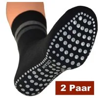 Cocain underwear ABS-Socken 2 Paar warm ABS Stopper Noppen Socken Anti Rutsch Socken Damen Herren (2-Paar) gummierte Noppen