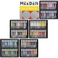 TSE Acrylfarbe MEEDEN Acrylfarbenset 100 Farben hochpigmentierte Acrylfarben 12ml