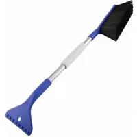 Montegoni Eiskratzer 2-in-1 Auto Schneeschaufel mit Besen, Ergonomischer Griff Scheibenkratzer mit rutschfester Griff, Kompakt