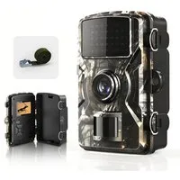 Fine Life Pro Wildkamera 16MP 1080P IP66 wasserdichte Infrarot (Wildkamera mit Bewegungsmelder und Nachtsicht)