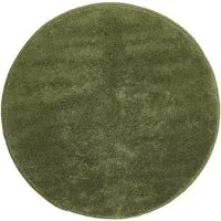 Andiamo Teppich Arezzo, rund, Höhe: 16 mm, Uni Farben, weicher Flor, waschbar, ideal im Wohnzimmer & Schlafzimmer