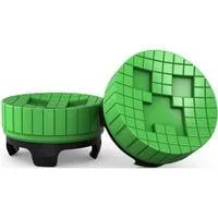KontrolFreek Minecraft Performance Thumbsticks - Creeper Edition, Analog-Stick grün/schwarz, 2 Stück, für Playstation 5/4 Controller