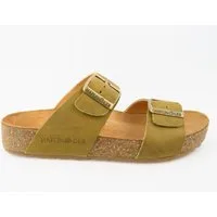 Haflinger Bio Andrea oliv country Pantolette