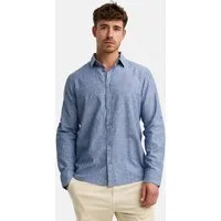 Indicode Langarmhemd Herren INTheon Herrenhemd Langarm mit Button-Down-Kragen, einfarbig