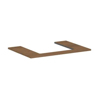 hansgrohe Xilesa E Konsole 54269550 Ausschnitt mittig, 780 x 550 mm, Eiche Kaschmir