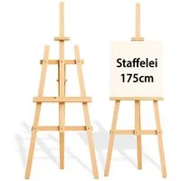 Amazinggirl Standstaffelei Staffelei Holz groß Leinwand Ständer - Holzständer für Sitzplan