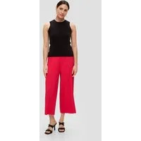s.Oliver Culotte Hose Culotte mit Plisséefalten