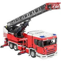 Mould King 17022 Feuerwehr-Drehleiter Konstruktions-Spielset, (4886 St)