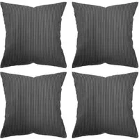 Amilian Kissenhüllen - 4er Set Kissenbezug - Zierkissenbezüge - Kissenbezüge, (4 Stück), 40x40 cm, Kissenhülle für Sofakissen, Dekokissen, Kissen, Zierkissen