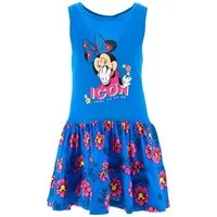 Disney Sommerkleid Disney Minnie Maus Kinder Mädchen Kleid Sommerkleid 100% Baumwolle, Gr. 98 bis 128