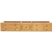 OTTO home Schubkasten Hugo, Bettkastenmodul mit 3 Schubladen für eine Bettseite, für das gleichnamige Massivholzbett, massive Kiefer, FSC®