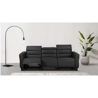 OTTO home 3-Sitzer Carpari, 224cm, manuelle od. elektrische Relaxfunktion in 2 Sitzen, mit USB-A/C, Kopfteilverstellung, Echtleder, Kunstleder, Webstoff