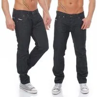 Diesel Regular-fit-Jeans Herren Denim Jeans Darron 008Z8 Rinse Deep Dark Wash 5-Pocket-Style