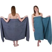 Betz Badetuch 2 Stück Badetücher groß XXL Berlin 100 x 200 cm Badetuch Saunatuch, 100% Baumwolle (2 Stück, 2-St)