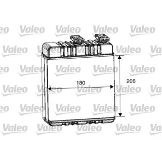 Valeo W?rmetauscher Opel Astra G Zafira A B