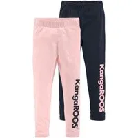 KangaROOS Leggings 2er Pack Leggings mit Kangaroos Schriftzug (Packung, 2-tlg., 2) Für kleine Mädchen