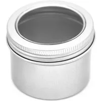 maDDma Dose 1 Dose aus Aluminium rund mit Deckel Metalldosen Behälter (Einzeln, 1 St), Rund