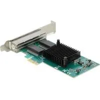 PCI Express x1 zu 4 x RJ45 Gigabit LAN i350, LAN-Adapter