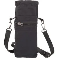 PUREWONDER Flaschenträger Flaschentasche Tasche für Coffee to-go zum Umhängen bb32 Schwarz, auch für Coffee to-go