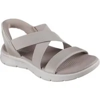 Skechers GO WALK FLEX SANDAL-GLIMMER UP Sandale Sommerschuh, Schlupfschuh mit Goga Mat Foatbed