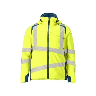 MASCOT Herren Winterjacke ACCELERATE SAFE Hi-vis Gelb / Dunkelpetroleum XXL - 19035-449-1744-XXL