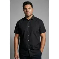 Man's World Plus Kurzarmhemd Große Größen Kurzarm, für verschiedene Anlässe, aus Baumwolle und Polyester
