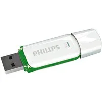 Philips Snow USB-Stick (Lesegeschwindigkeit 55 MB/s, mit Befestigungsöse und LED-Anzeige)