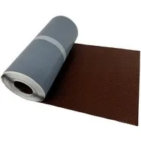 Onduline Dachbahn Onduline Anschlussband Hyperflex Blei 30 cm - Länge 5 m, (1-St), Farbe: braun - selbstklebend, extrem reißfest und dehnbar