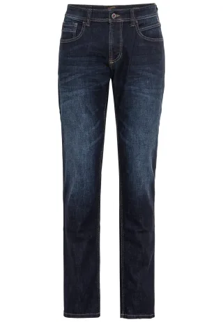 camel active - Regular Fit Jeans aus Baumwolle night blue - Gr. - 34