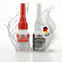 Top2Glue Sekundenkleber Top2Glue Sekundenkleber Schweißnaht 20g dünnflüssig mit Granulat 20g, (1-tlg)