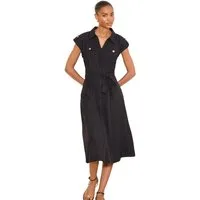 LIPSY Midikleid Lipsy gestreiftes Midi-Hemdblusenkleid, Regular (1-tlg)