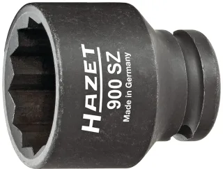 HAZET Schlag- Maschinenschrauber Steckschlüssel-Einsatz (1/2 Zoll), Außen-Doppel-Sechskant-Tractions - 900SZ-14