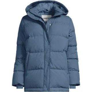 Wasserabweisende Daunenjacke für Damen in Petite-Größe, Damen, size: petite, Beige, Nylon/Daunen, by Lands' End