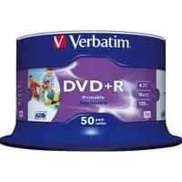 DVD+R 4,7 GB, DVD-Rohlinge 16fach, 50 Stück