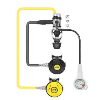 [EU Direct] 2026 New Version DIDEEP Diving First Stage Regulator Pressure Reducing Valve Respirator Set Diving Primary H