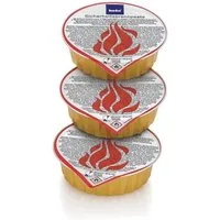 kela Brennpaste Magma, 3er-Set Sicherheitsbrennpaste, Brenndauer je bis zu 90min, für Fondue