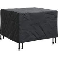 vidaXL Gartenmöbel-Schutzhülle Möbelbezug Schwarz 82 x 82 x 50 cm 210D Oxford Stoff (1-St)