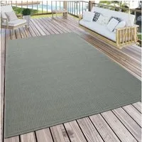 Paco Home Teppich Timber 125, rechteckig, Höhe: 4 mm, Flachgewebe, Sisal Optik, auch als Läufer, In- und Outdoor geeignet