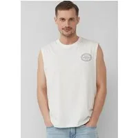 s.Oliver Muskelshirt T-Shirt Jersey-Tanktop im Relaxed Fit mit Print
