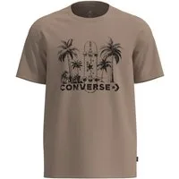 Converse T-Shirt Kurzarm, für Erwachsene, in den Größen S bis XXL, aus Baumwolle