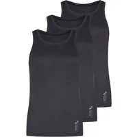 sloggi Unterhemd 3er Pack SLG Base Soft (Spar-Set, 3-St) Unterhemd / Tanktop - Atmungsaktiv