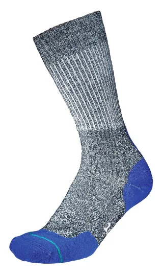 1000 Mile - Herren Fusion Repreve Doppel-Lagen Strapazierfähige Wandersocken - Marineblau / Königsblau