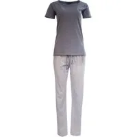 Weit & Breit Handelsgesellschaft mbH Pyjama AnnAmax Damen Pyjama Set Schlafanzughose + Oberteil (2 tlg)