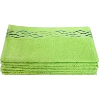 Dyckhoff Seiftuch Wave, (Set, 6-St), mit Jacquard-Bordüre