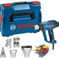 Heißluftgebläse GHG 23-66 Professional + 5-teilges Zubehör blau/schwarz, 2.300 Watt, L-BOXX