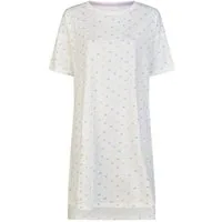 By Louise Nachthemd Dreamy Nights (Set, 1-tlg., 1-teilig) Damen Sleepshirt ca.90cm lang Kurzarm Baumwolle